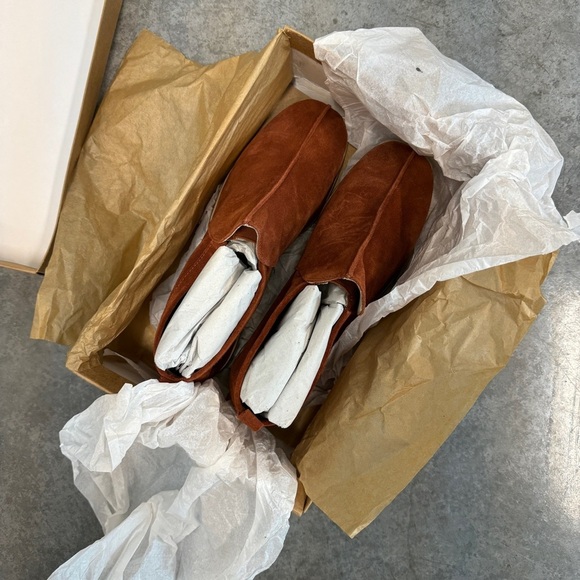 Bird of Flight Rust Suede Ankle Boots size 8.5 NIB - Picture 6 of 8